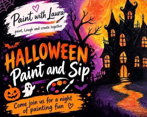 Halloween Paint and Sip Evening at The Brooke Café